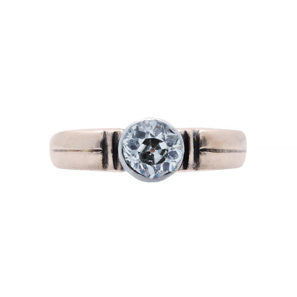 A Charming and Authentic Early Victorian Diamond Solitaire Engagement Ring | Tilstone