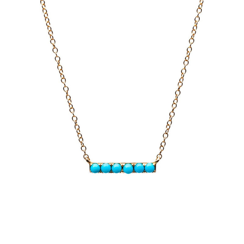 Turquoise Bar Necklace