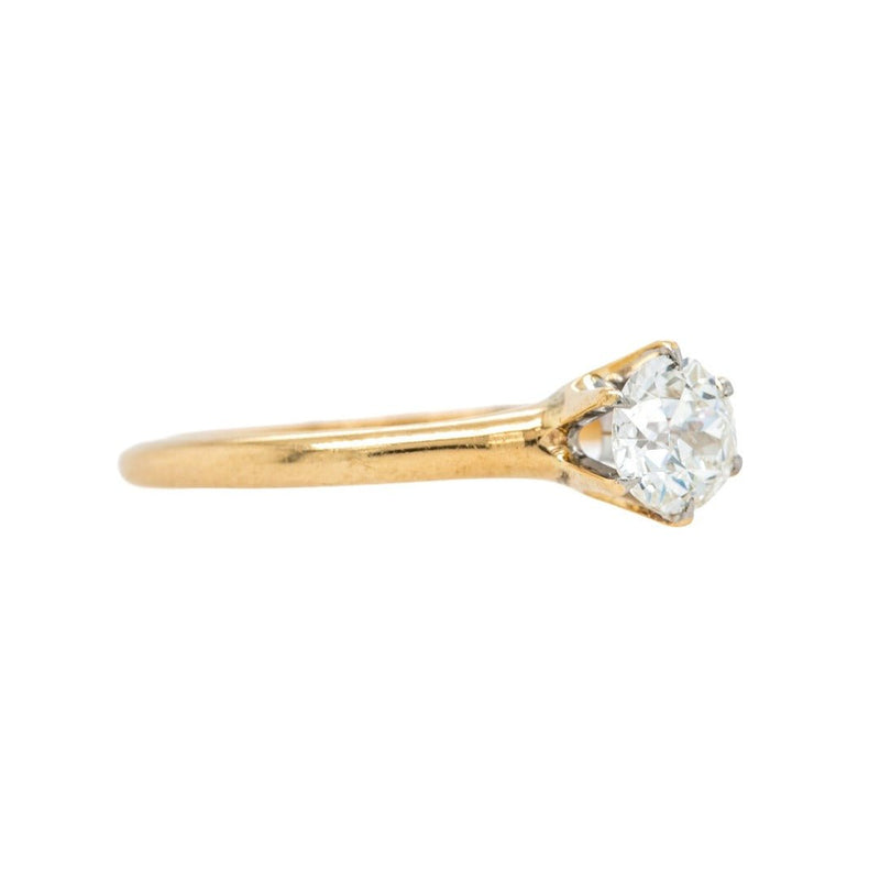 Traditional Victorian Era Solitaire Diamond Engagement Ring | Abilene