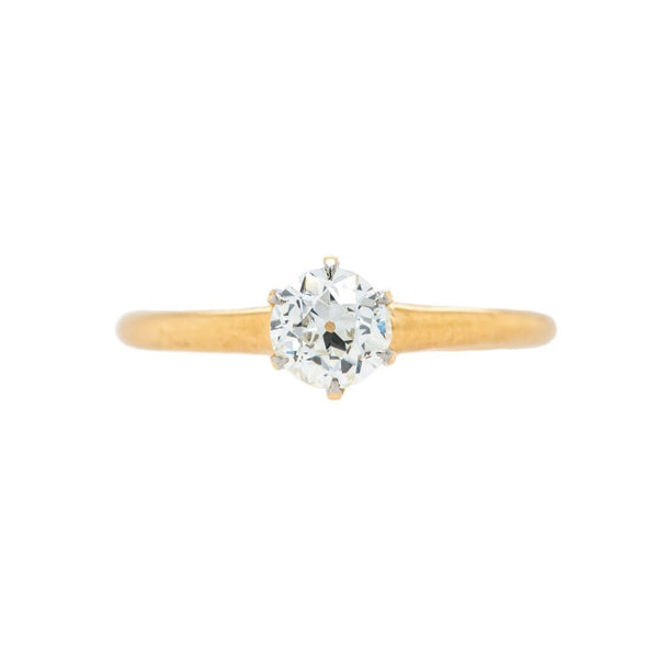 Traditional Victorian Era Solitaire Diamond Engagement Ring | Abilene