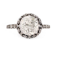 Beautifully Detailed Edwardian Era Solitaire Engagement Ring | Abingsworth from Trumpet & Horn