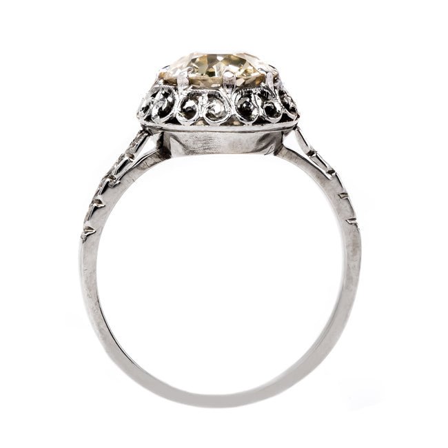 Beautifully Detailed Edwardian Era Solitaire Engagement Ring | Abingsworth from Trumpet & Horn