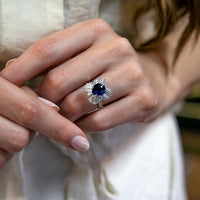 Fabulous & Feminine Sapphire Ballerina Ring | Airlie