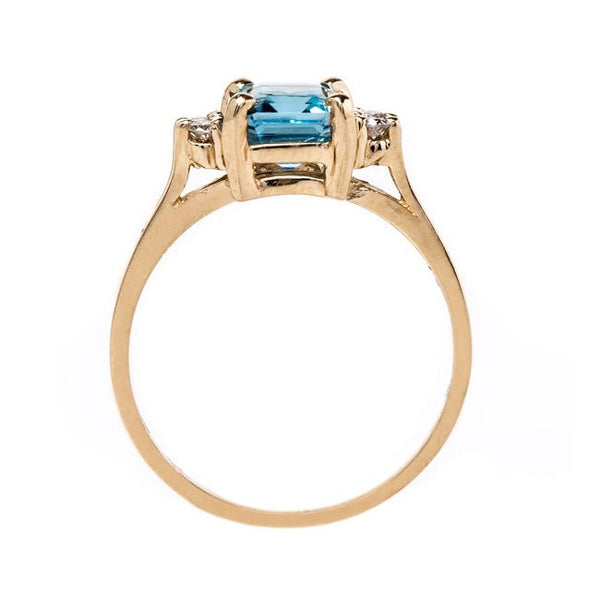 Fantastic Topaz Alternative to Diamond Engagement Ring | Althea