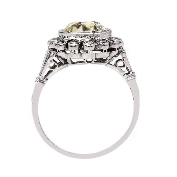 Spectacular and Glittering Art Deco Halo Engagement Ring | Amalfi from Trumpet & Horn