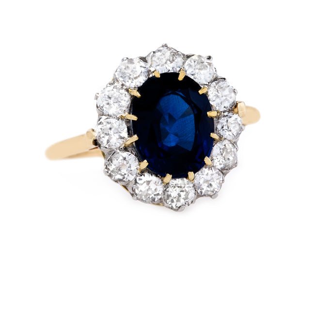 Deep Blue Sapphire Engagement Ring | Anacapa from Trumpet & Horn