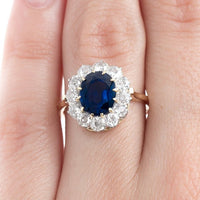 Deep Blue Sapphire Engagement Ring | Anacapa from Trumpet & Horn