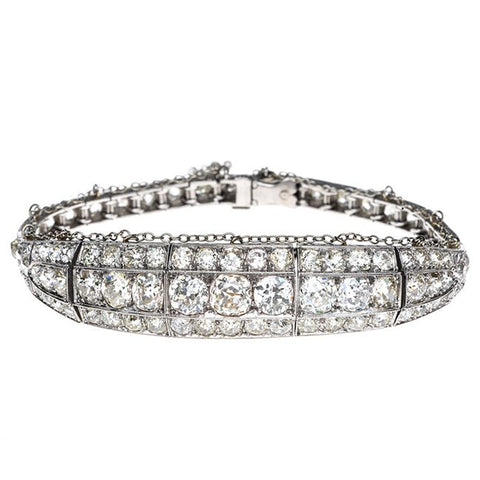 Antique Platinum Diamond Tennis Bracelet | Judith Arnell - Judith Arnell  Jewelers