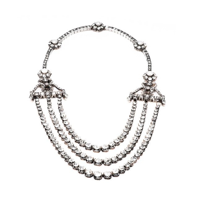 Antique Victorian 80 Carats Diamond Necklace