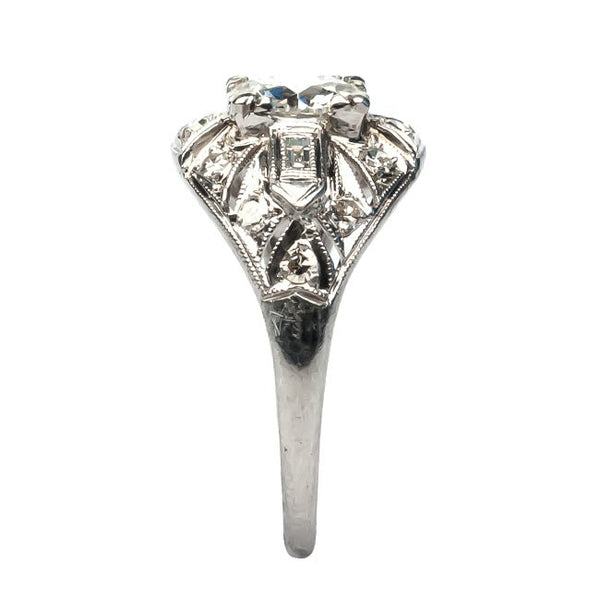 Vintage Art Deco Diamond Engagement Ring | Apple Valley from Trumpet & Horn