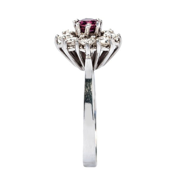 Apple Hill vintage ruby and diamond ring from Trumpet & Horn