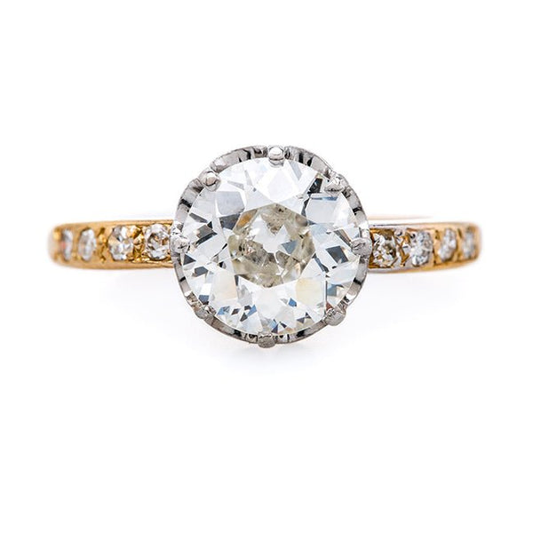 Beautiful Two Tone Solitaire Ring | Ashcroft from Trumpet & Horn