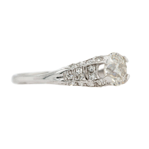 Lovely One Carat Old European Cut Diamond Engagement Ring | Avery Lane