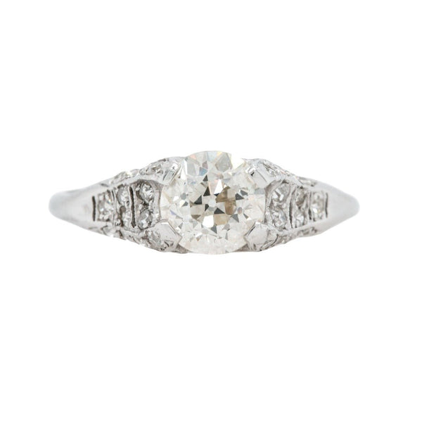 Lovely One Carat Old European Cut Diamond Engagement Ring | Avery Lane
