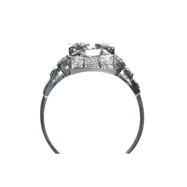 Stunning Art Deco Engagement Ring with Old European Cut Diamonds | Bailey from Trumpet & Horn
