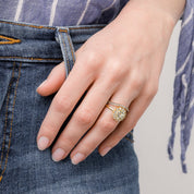 Yellow Gold Curved Bonaventure - T&H Exclusive