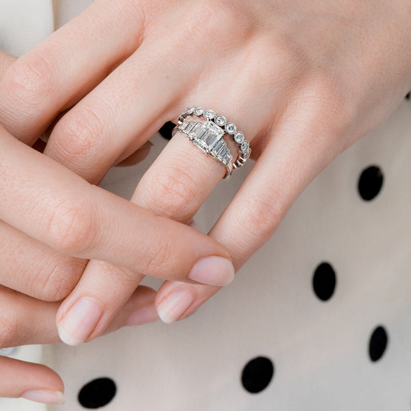 Art Deco Engagement Ring Vintage Inspired Engagement Ring | Novato Art Deco Engagement Ring