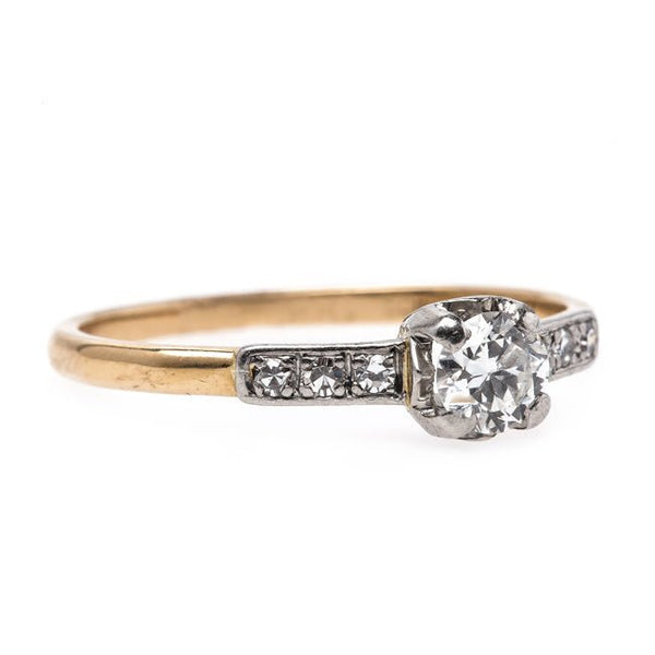 Timeless Edwardian Era Diamond Engagement Ring | Battle Creek from Trumpet & Horn