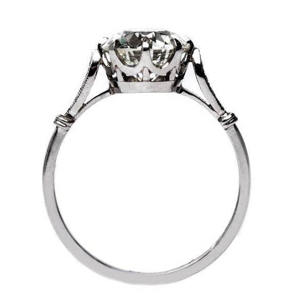 Classic Vintage-Inspired Solitaire Engagement Ring | Bellevue from Trumpet & Horn