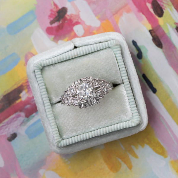 Glittering Geometric Engagement Ring | Bellwoods from Trumpet & Horn