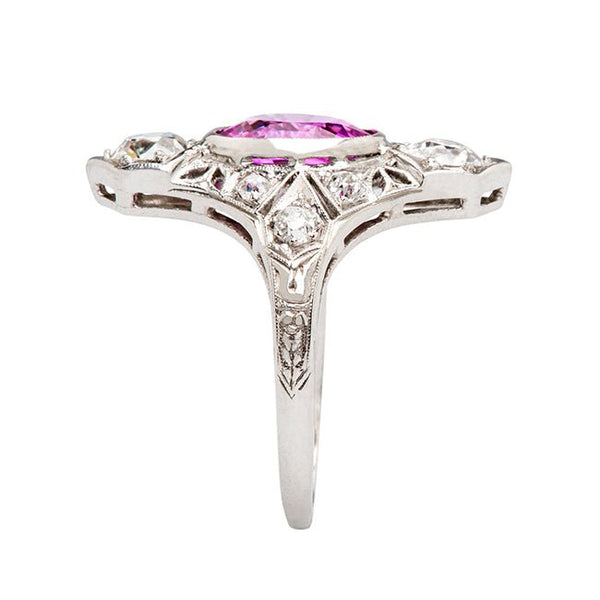 Vintage Unique Ruby Diamond Engagement Ring | Bennington from Trumpet & Horn