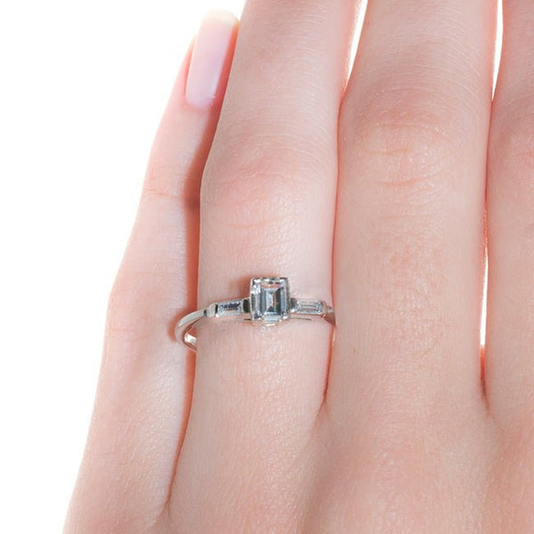 Retro Classic Diamond Wedding Engagement Ring | Benson from Trumpet & Horn