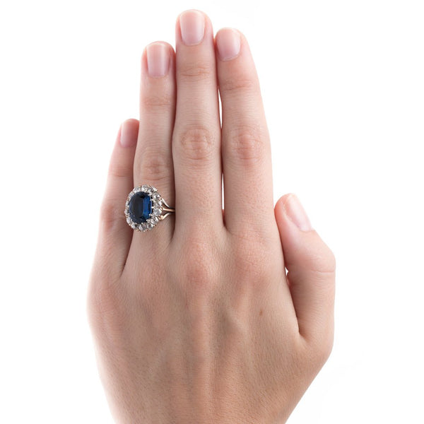 Late Victorian Sapphire Engagement Ring | Bentley Ridge from Trumpet & Horn