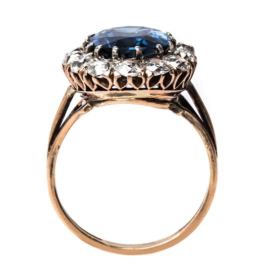 Late Victorian Sapphire Engagement Ring | Bentley Ridge from Trumpet & Horn