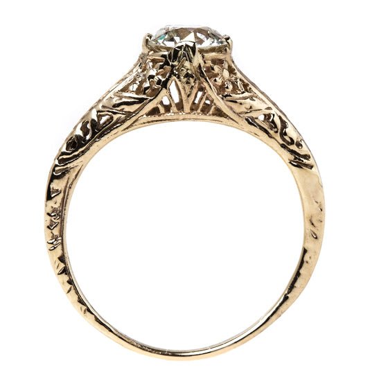 Elegant Edwardian Solitaire Ring | Blackford from Trumpet & Horn