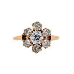 Enchanting Victorian Halo Engagement Ring | Bluff Drive