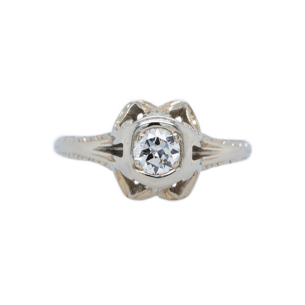 Victorian Antique Vintage Diamond Engagement Ring