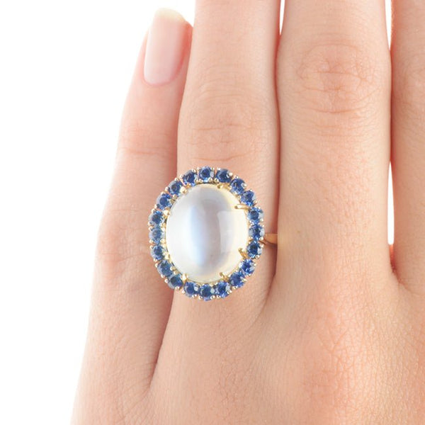 Vintage sapphire cocktail ring