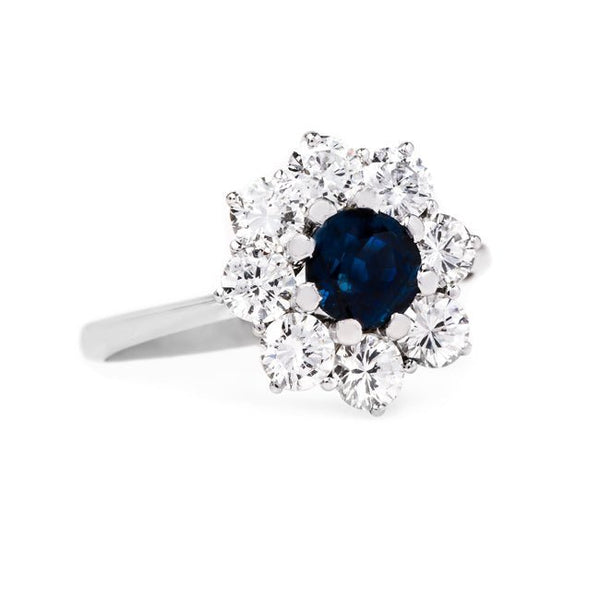 Glittering Mid-Century Sapphire Ring | Boxwood from Trumpet & Horn