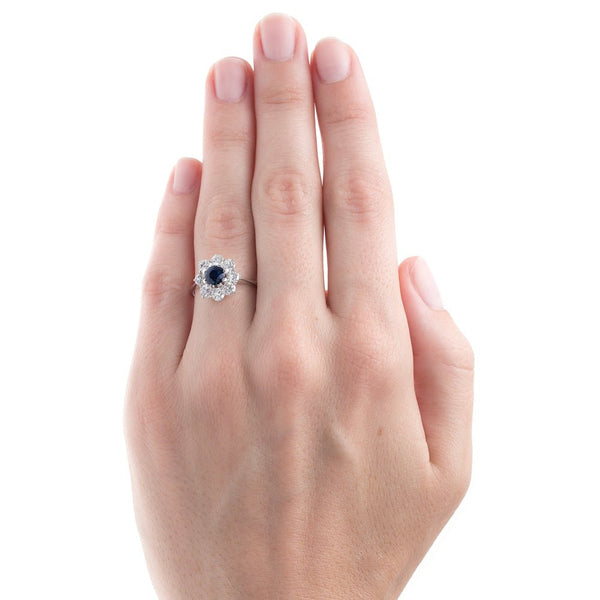 Glittering Mid-Century Sapphire Ring | Boxwood from Trumpet & Horn