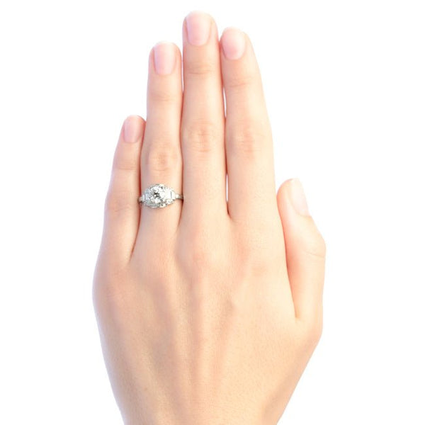 Bradford is a vintage Art Deco diamond engagement ring from Trumpet & Horn