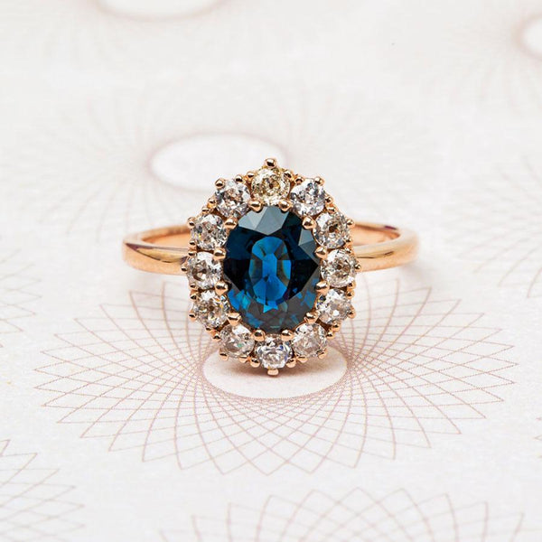 Braswell | Victorian Inspired Engagement Ring Antique Engagement Ring Victorian Engagement Ring