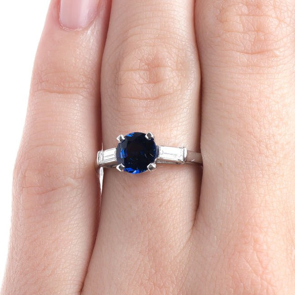 Classically Designed Natural Sapphire Engagement Ring | Braewood from Trumpet & Horn