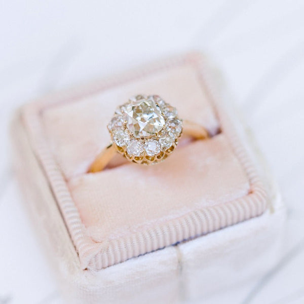 Victorian Cluster Ring with French Hallmarks | Photo by Brianna Wilbur