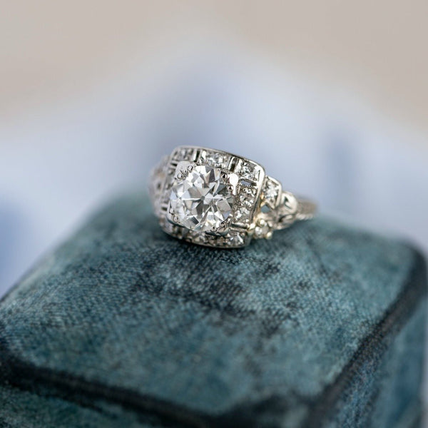 Art Deco Era 1.23ct Old European Cut Diamond Engagement Ring | Brimsby