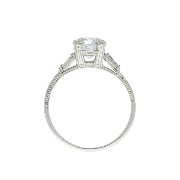 Pristine Never-Worn Art Deco Diamond Engagement Ring | Brookline Place