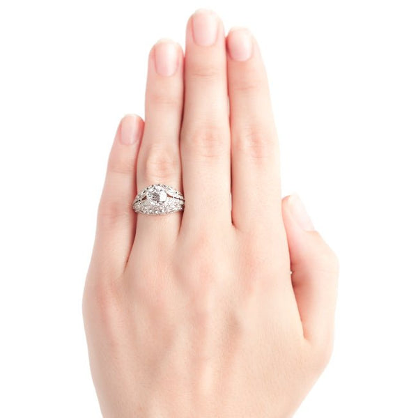 Vintage Edwardian Diamond and Platinum Engagement Ring | Buckingham