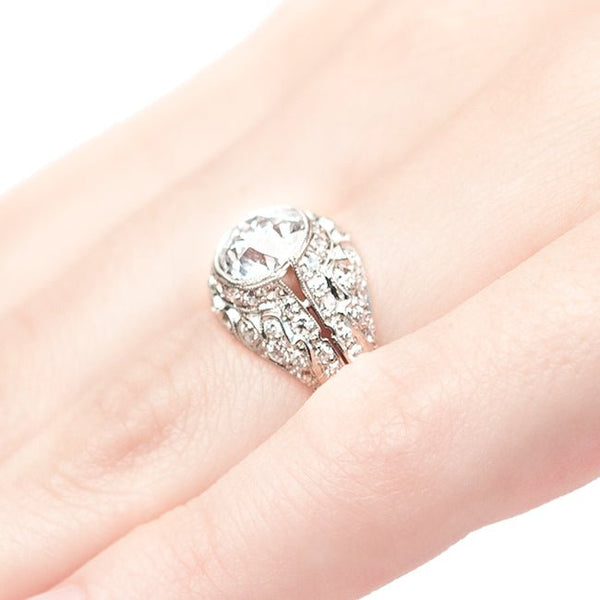 vintage Edwardian era engagement ringVintage Edwardian Diamond and Platinum Engagement Ring | Buckingham
