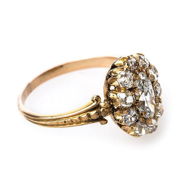 Oval Shaped Victorian Engagement Ring | Caledonia from Trumpet & Horn