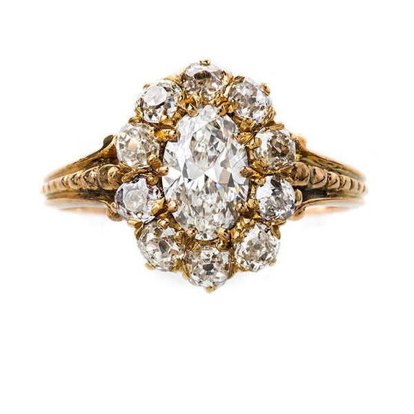 Oval Shaped Victorian Engagement Ring | Caledonia from Trumpet & Horn