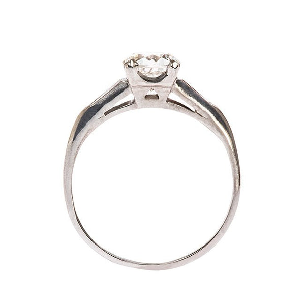Art Deco Solitaire Diamond Engagement Wedding Ring | Camilla from Trumpet & Horn