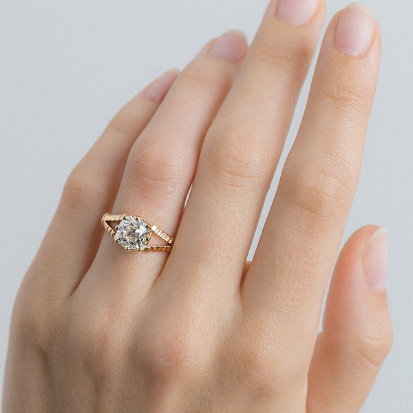 Show-Stopping Old Mine Cut Diamond Engagement Ring | Cape Town from Trumpet & Horn