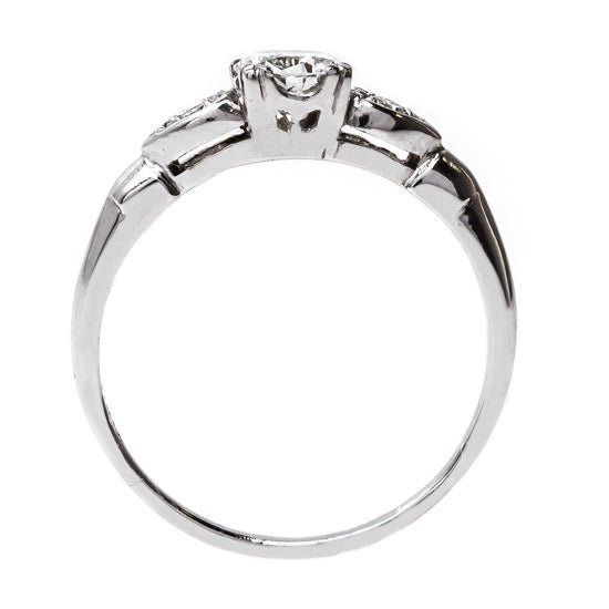 Lovely Mid-Century Modern Engagement Ring | Carroll Gardens from Trumpet & Horn