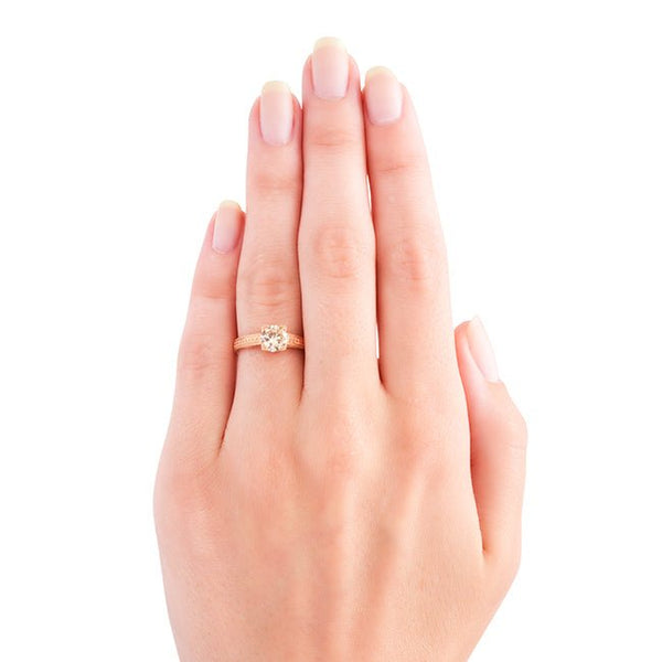 Vintage Inspired Engagement Ring | Rose Gold Engagement Ring | Cathedral II from Trumpet & Horn