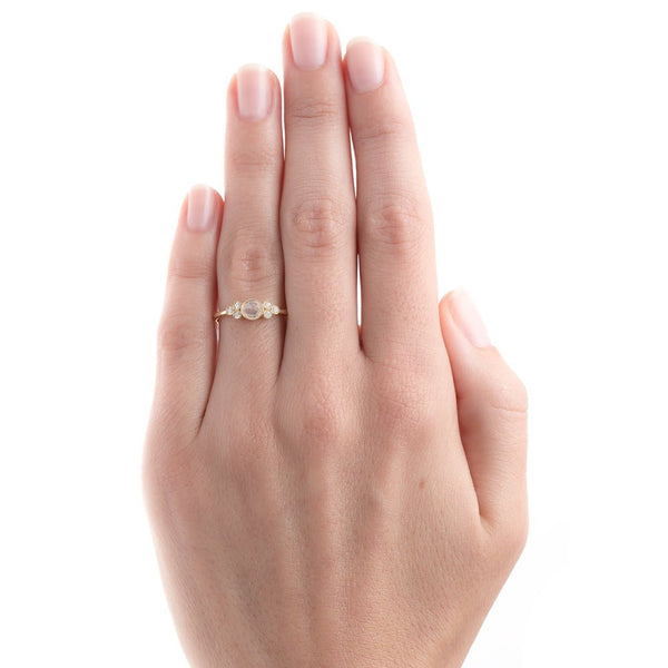 Delicate Rose Cut Engagement Ring | Cayucos Rose Gold from Trumpet & Horn