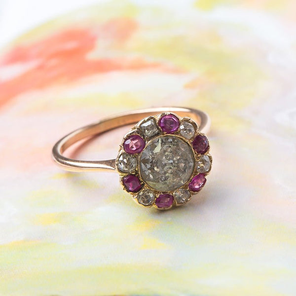 One-of-a-Kind Victorian Era Floral Engagement Ring | Central Park from Trumpet & Horn